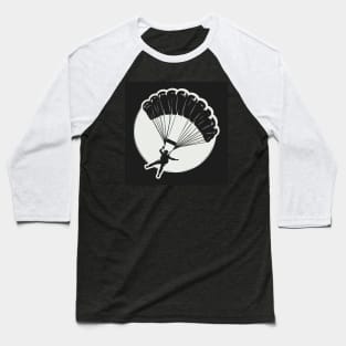 Skydiving Baseball T-Shirt